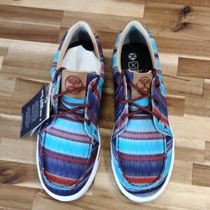 Twisted X Colorful Striped Casual Shoes